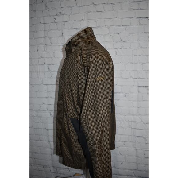 Footjoy Dryjoys Golf Pullover Jacket Mens Size XL Zip Tan Geometric Polyester - Picture 5 of 10